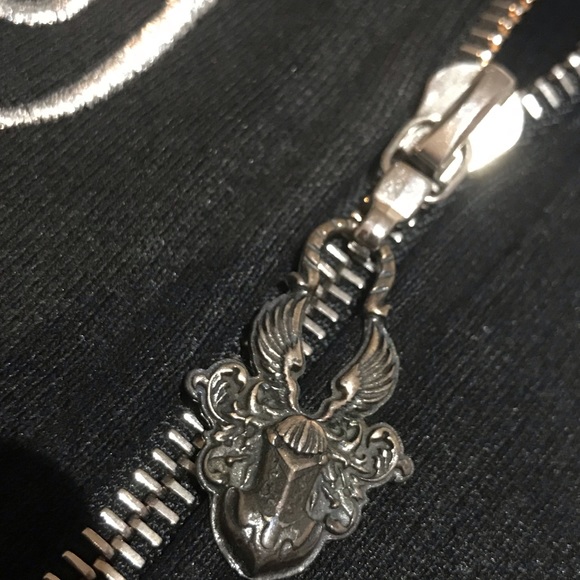 Jaded By Knight Swarovski Embroidered Lost Angels Hoodie Jacket XL - Picture 5 of 11